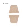 10/20 Pairs Nail Care Patch Inlay Nail Groove Into the Meat Toe Pad Screen Protector Long Soft Nail Gray Nail Orthopedic Sticker