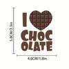 10/30/50PCS Cartoon Chocolate PVC Sticky Sticker Aesthetic DIY Decoration Scrapbooking Hand Accounting Supplies