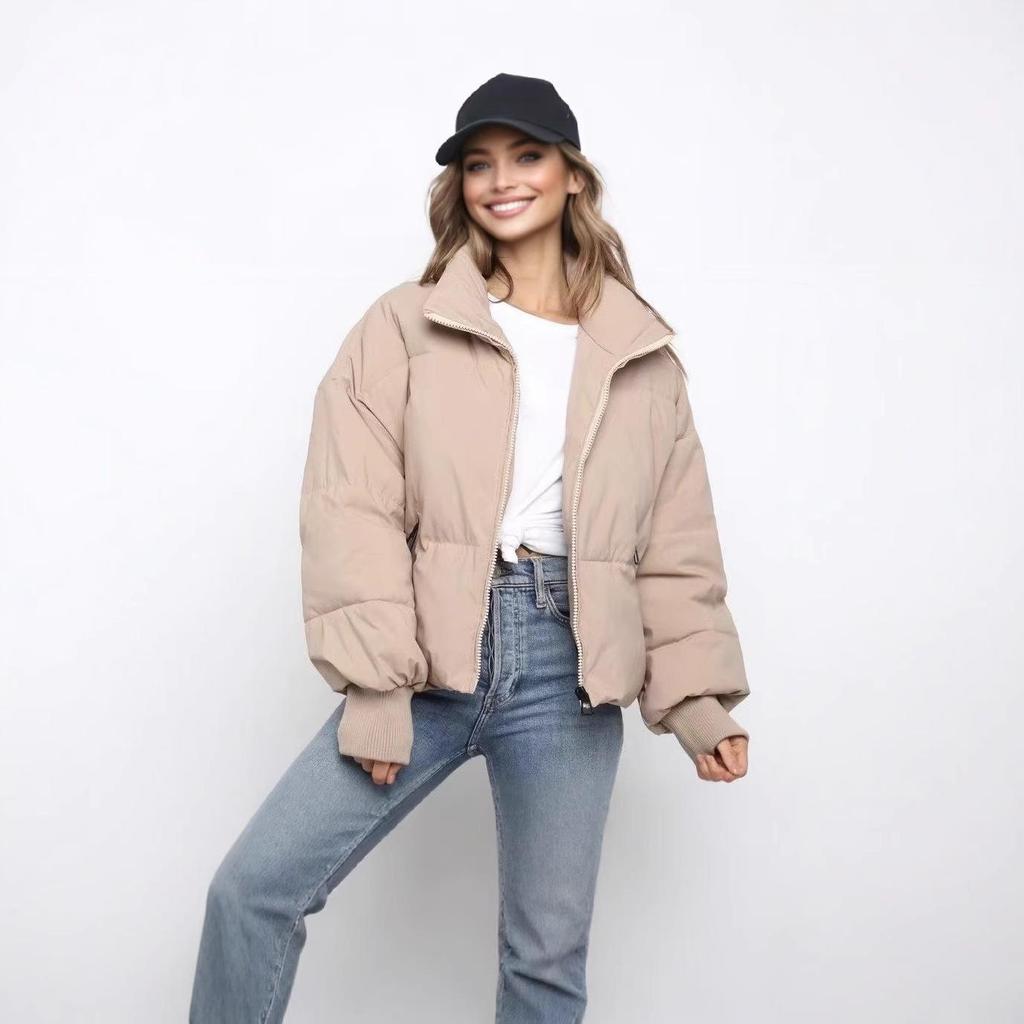 Korean Style Short Thick Down Cotton-padded Jacket Women's Casual Ins Loose Cotton-padded Jacket Winter