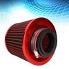 Car Universal 63mm Iron High Flow Air Multi Diameter Mushroom Head Air Filter Kit(Red)