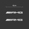 XCEAA1 For AMG Car For Mercedes benz AMG Metal emblem Auto Decor Decals Car Window Wiper Stickers For Mercedes Benz AMG W212 W204 W211W