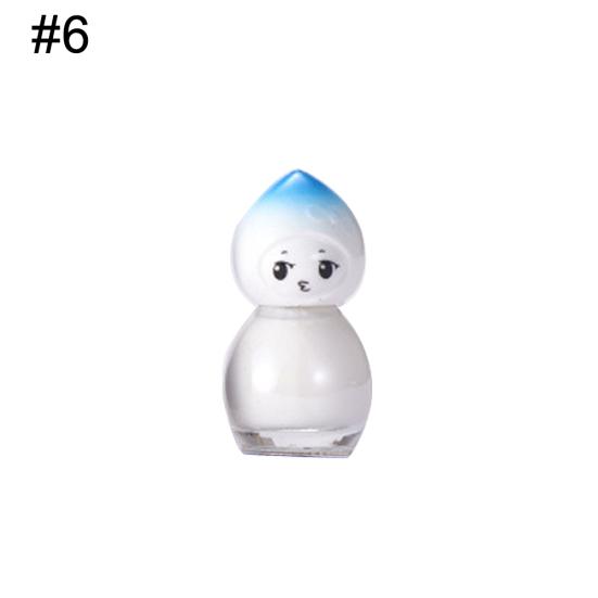 Doll Design Clear Kids Nail Polish Quick Drying Long Lasting Varnish Lacquer