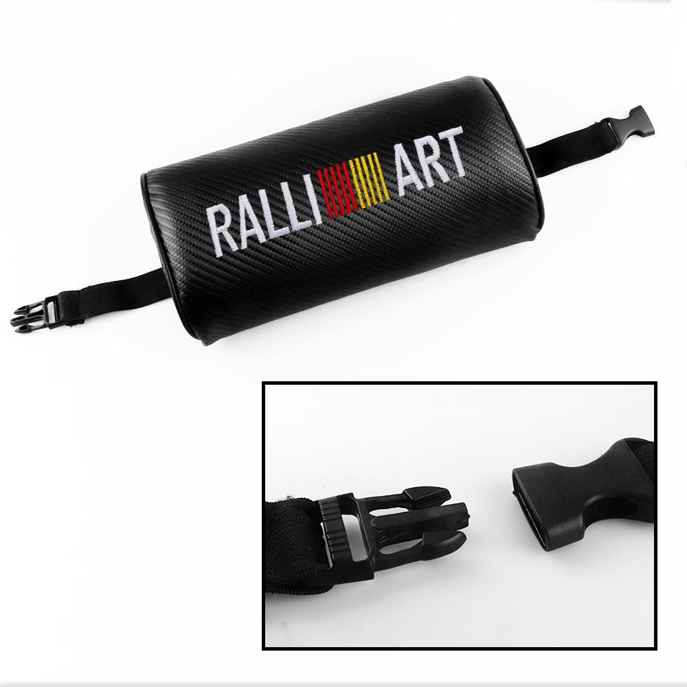 1/2pcs Car Neck Pillow Pressure Car Support Headrest Cushion Accessories For Mitsubishi Lancer EX Outlander Competition RALLIATR