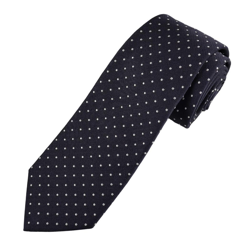 [Michiko London] Necktie, Gift Box Included, Italian Fabric, Made in Japan, Small Pattern, Silk, Cotton, Men's, Women's, Unisex, Gift, Present,