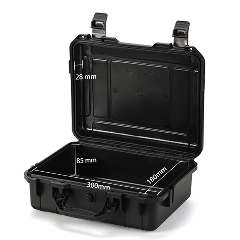 Industrial Grade Safety Protection Box Waterproof Plastic Tool Case Large Capacity Equipment Storage Box Hardware Tool Organizer чёрный