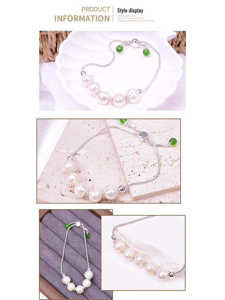 Retro Minimalist Pearl Bracelet for Women: Niche Chinese Design with a Cool Stylish Touch