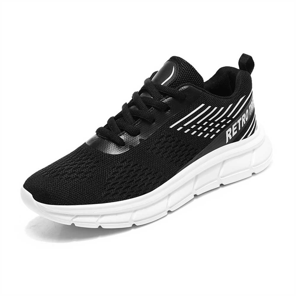 Fashion Thick Heeled 40-41 White High Shoes Men's Running Boots Yellow Sneakers Sport Industrial Sewing High-level Tines Leading