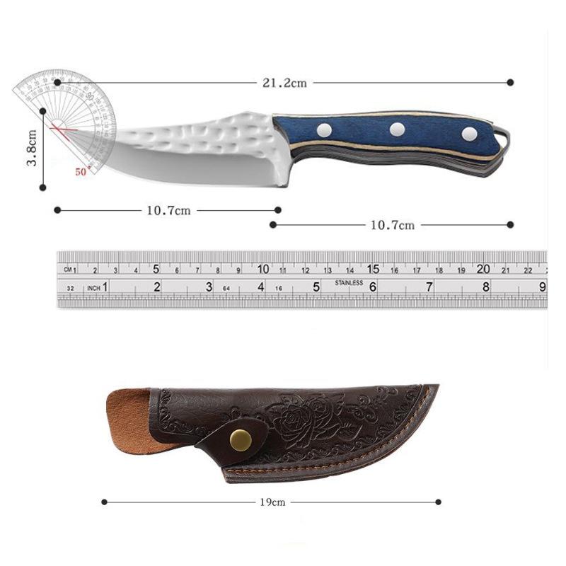 5Cr Stainless Steel Boning Knife Kitchen Meat Vegetable Camping Fishing Barbecue Cutter Peeling Chef Knife