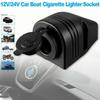 12v Car Cigarette Lighter Power Socket Professional Plug Cigar Interior Car Socket Mount Auto Outlet Waterproof Accersories Q0K9