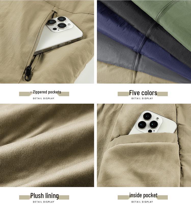 2026 Cross Douyin Plus Velvet Men's Jacket: Outdoor Sports Casual Korean Style for Middle-Aged - New Explosive Style