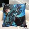 Game Zenless Zone Zero Hoshimi Miyabi Pillow Case Square Pillow Bedroom Sofa Leisure Comfort Cushion Car Home Decoration