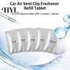 Replacement Fragrance Tablet 10Pcs Long Lasting Solid Car Air Vent Clip Pad Freshener Refill Vehicle Supplies Aromatherapy