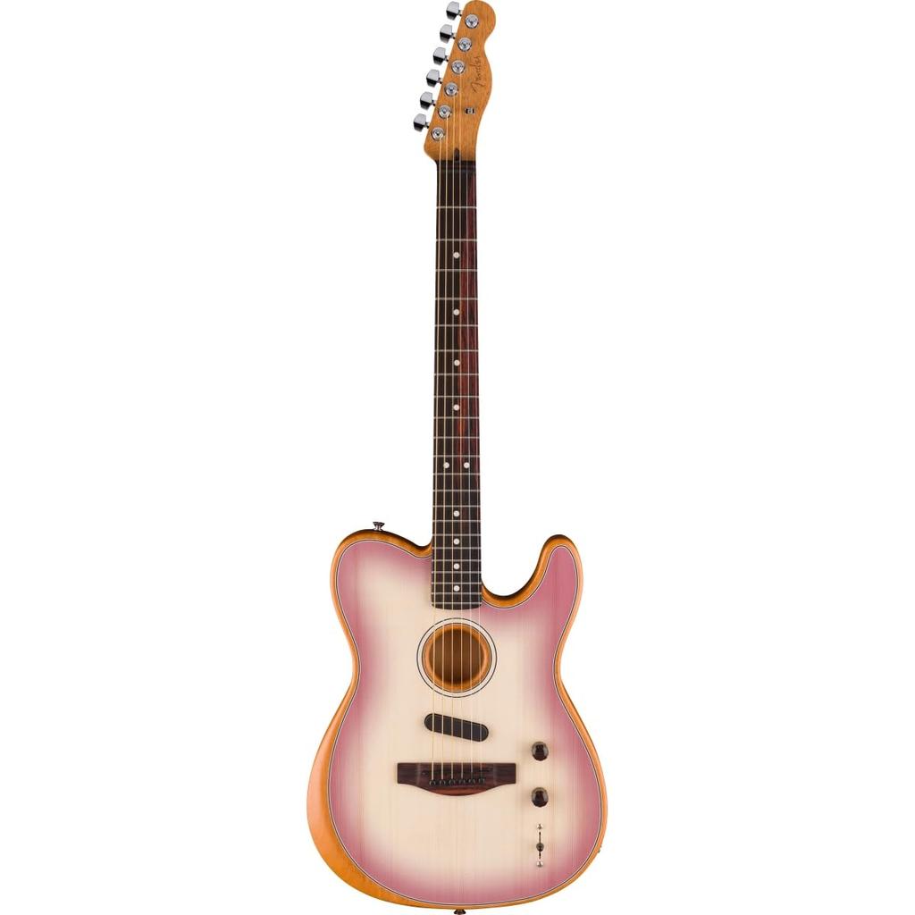 Fender Acoustasonic Player Telecaster Touche Palissandre Burgundy Burst