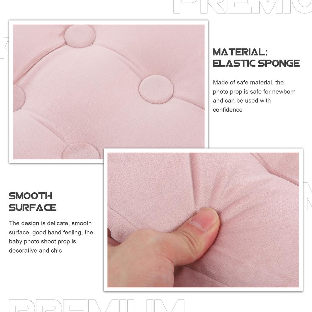 1Set Mattress Baby Photography Prop Pillow Newborn Photo Props Mini Compact Artistic Photo Shoot Decorative