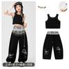 Girls Hip Hop Dance Outfit Kids Jazz Performance Set Streetwear Stage Show Competition