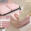 Banzheni Travel Toiletry Bag Storage Bag, Down Jacket Compression Bag, Handheld Underwear And Clothes Organizer, Home Cotton Quilt Storage Bag