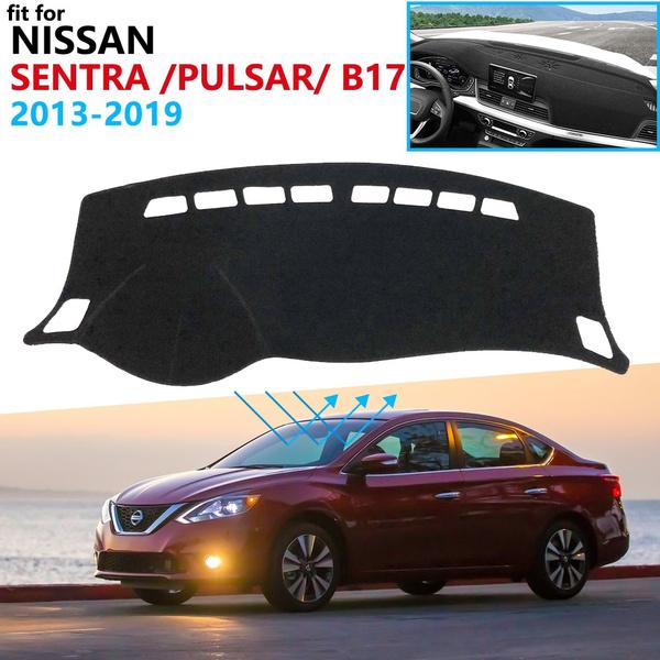 

Защитная накладка на приборную панель для Sentra B17 2013 ~ 2019 Pulsar Sylphy, автомобильные аксессуары, коврик для приборной панели, солнцезащитный ковер 2018