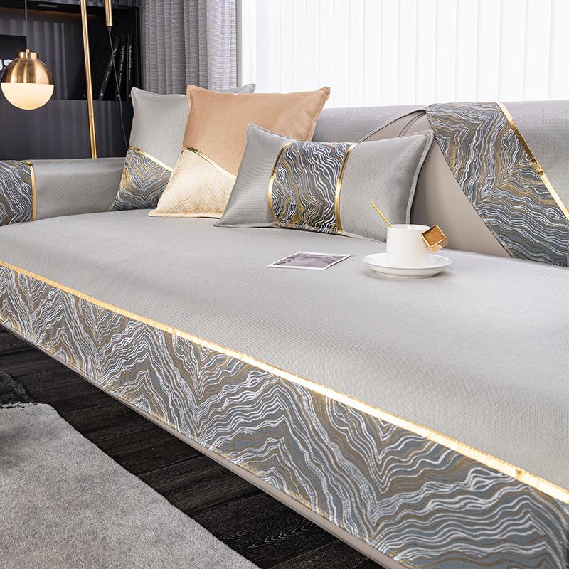 

Ослепительный Летний Премиум Матовый Диванная Подушка Диван-кровать Лето Лето Нескользящая Подушка для Сиденья Массив Дерева Кожа Ткань Полотенце 70*70cm