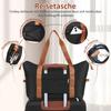 Suitcase Set, M-L-XL Set, ABS Hard-Shell Suitcase, Durable Suitcase Sets, Suitcase with Spinner Wheels and Lock, with Toiletry Bag, Black