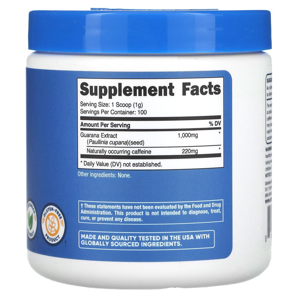 Guarana Powder, 100G(3.5Oz)