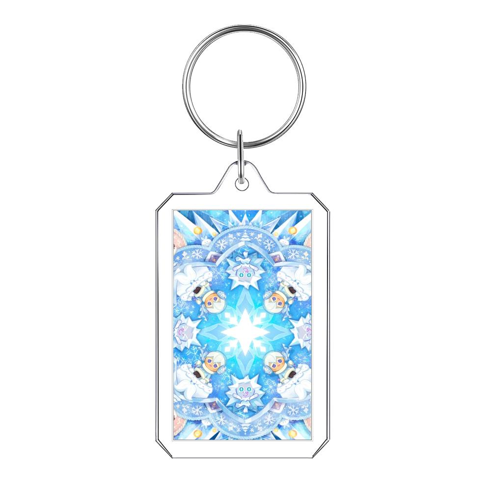 Acryl Cookie Run Kingdom Hanger Spel Figuur Decor Melk Drop Fotoalbum Sleutelhanger Studententas Accessoires Festival Cadeau 4x3cm