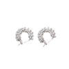 Korean Style C-Shaped Millet Bead Ear Cuff - Simple, Versatile, and Fashionable Earrings for Women