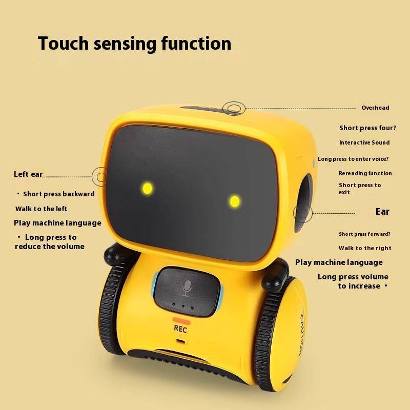 Robot AI Inteligentný Hlasový Chat Elektronický Domáci Maznáčik Roztomilý Interaktívny Robot Elektrická Hračka Dotykové Snímanie Hlasový Dialóg Prispôsobené Darčeky
