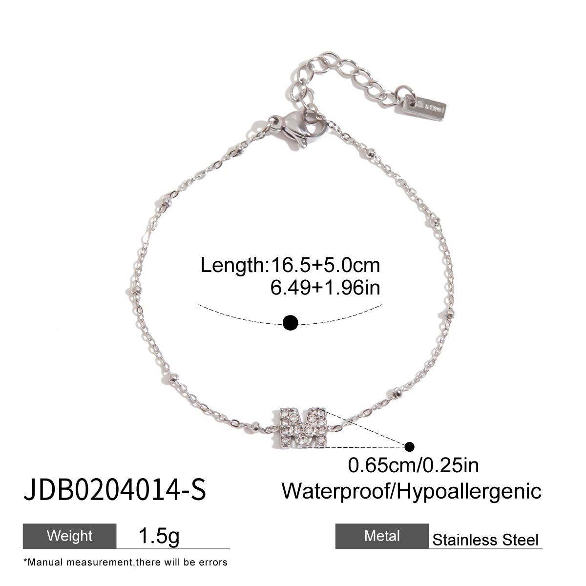 Titanium Steel Zircon Bracelet Stainless Steel Jewelry Women s Light Luxury High-end Jewelry Does Not Fade