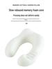 Portable U-Shaped Memory Foam Travel Neck Pillow - Perfect for Airplanes, High-Speed Rail, Office Naps & Cervical Support