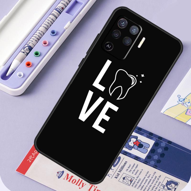 Dentist Dental Dent Tooth For Oppo A60 A80 A40 A94 A74 A54 A15 A18 A38 A58 A78 A98 A16 A76 A96 A57 A17 A77 A5 Pro Case