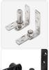 Dual-Action Spring-Loaded Bar Counter Hinge for Denim Doors