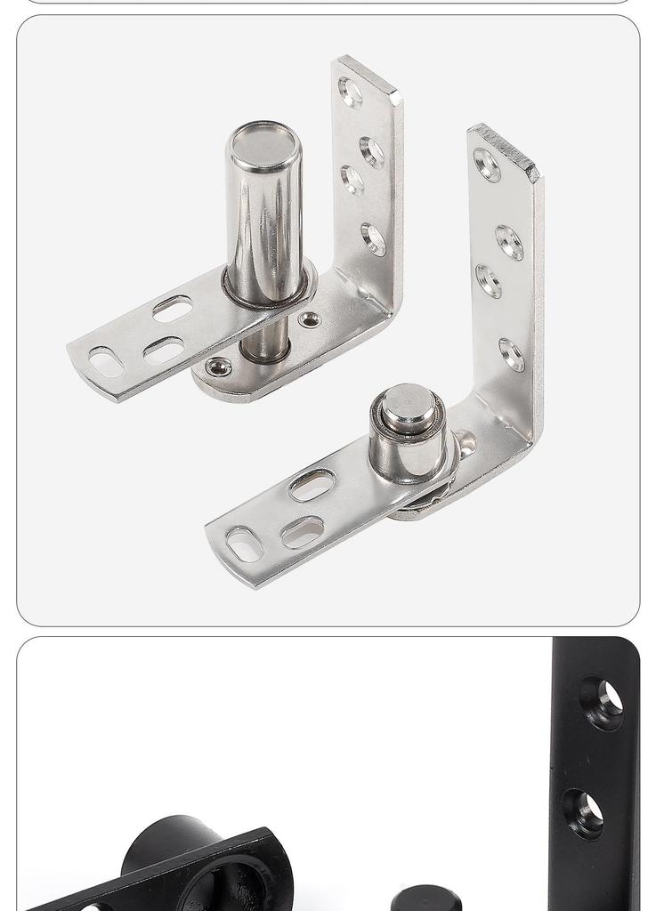 Dual-Action Spring-Loaded Bar Counter Hinge for Denim Doors