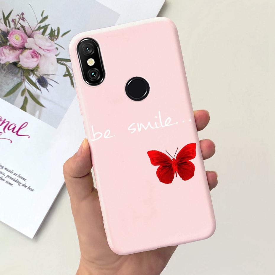 Fashion Phone Case For Xiaomi Mi A2 Lite 5.84" Candy Color Soft Silicone TPU Bumper For Xiaomi Mi A2lite Back Cover
