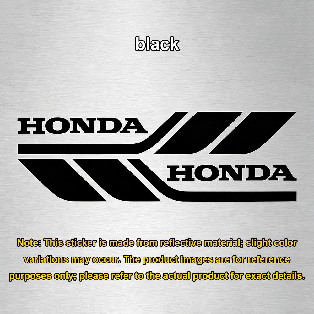 Reflective & Laser Hollow Letter Carved Stickers for Honda Motorcycle Fuel Shock Absorber Helmet and Car Rearview Mirror Decals