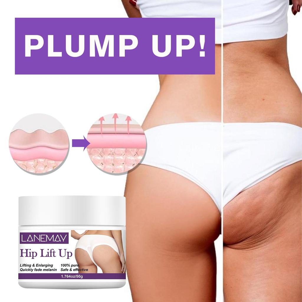 Hip Lift Up-Lifting Buttocks And Elasticity-Smooth and Beautiful hip-Suitable For All Skin Types, 50g
