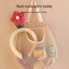 2-Pack Breathable Wall-Mounted Underwear & Socks Hanging Storage Bag