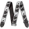 FENDER GUITAR STRAP BLACK/LIGHT GREY/DARK GREY MONO STRAP [Parallel Imported Product]