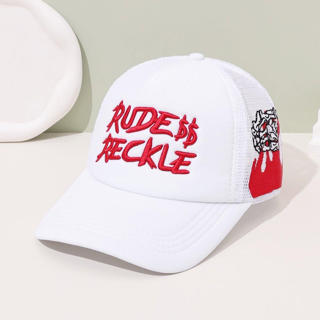 Baseball Cap Embroidered Men S Alphabet Cap Shade Sponge Cap
