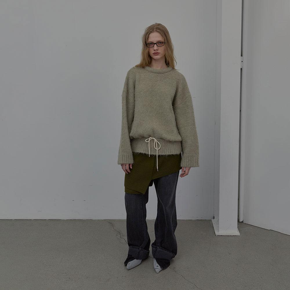 LCDC™ Double Layer Knit Skirt (Khaki)