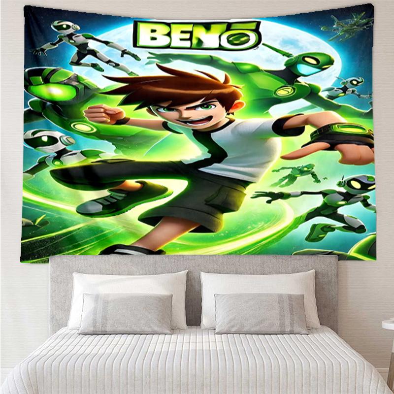 Superhero Cityscape Adventure Tapestry, Unique Design Tapestry, Wall Decor for Bedroom,Livingroom, Playroom,Heartwarming Fan Holiday Gifts