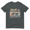 Raised On Old School Hip Hop Tshirt Cassette Graffiti Rap Tshirt
