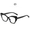 Fashion Blue Light Blocking Ladies Glasses Frame Ultralight Cat-eye Flat Glasses Optical Prescription Glasses Frame Women 62604