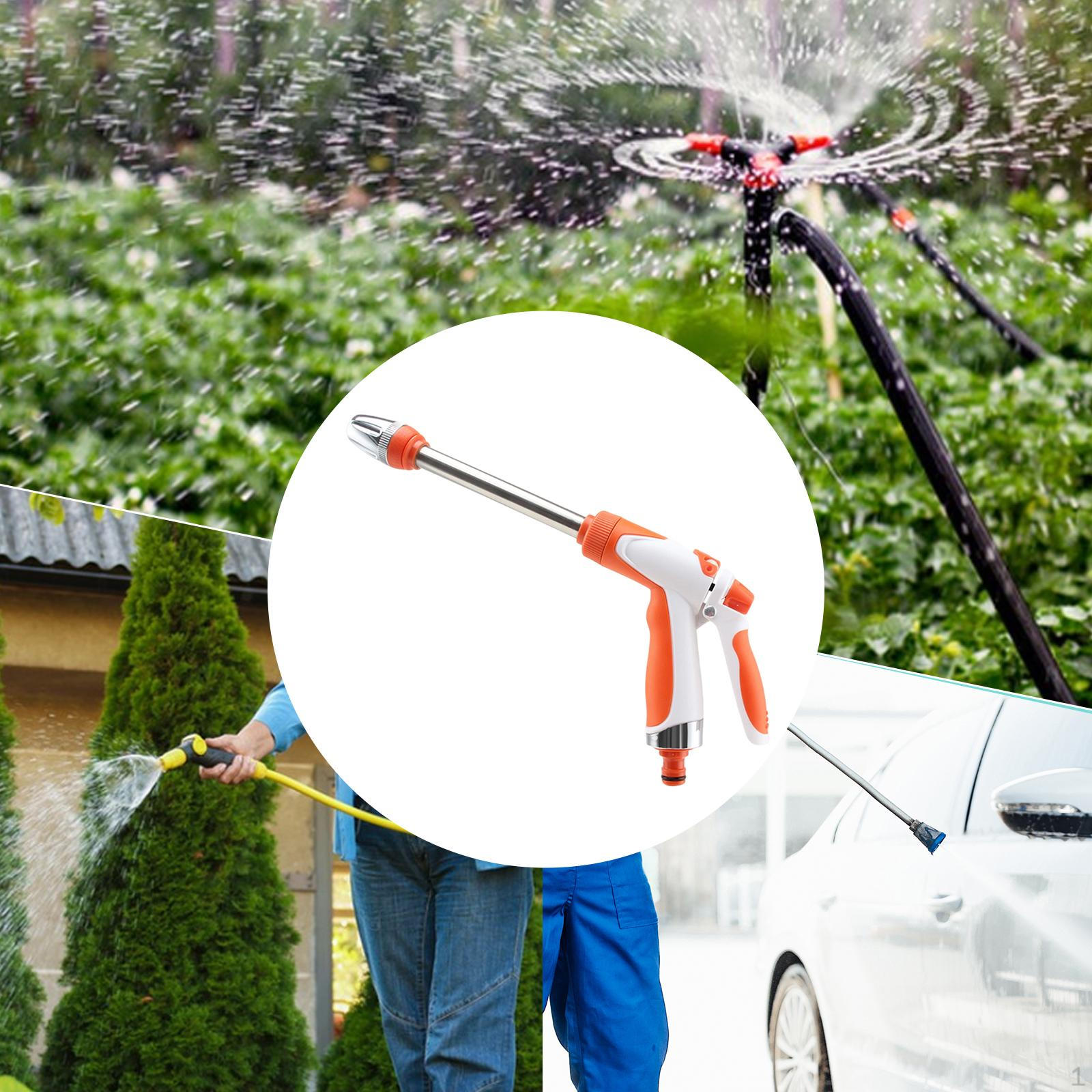 High Pressure Water Nozzle Equipment Multipurpose Upgraded Adjustable Sprinkler Sturdy Accessories