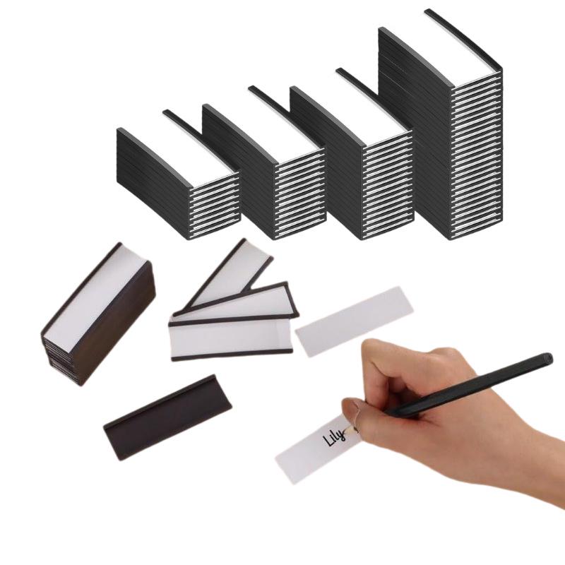 

Magnetic Identification Labels with Card Sleeves for Shelf and Cabinet Management