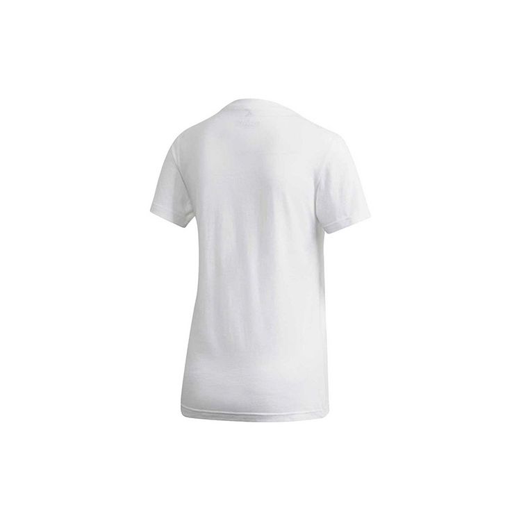 Adidas Training Round-Neck Short-Sleeve T-Shirt Women Tops White FJ5012