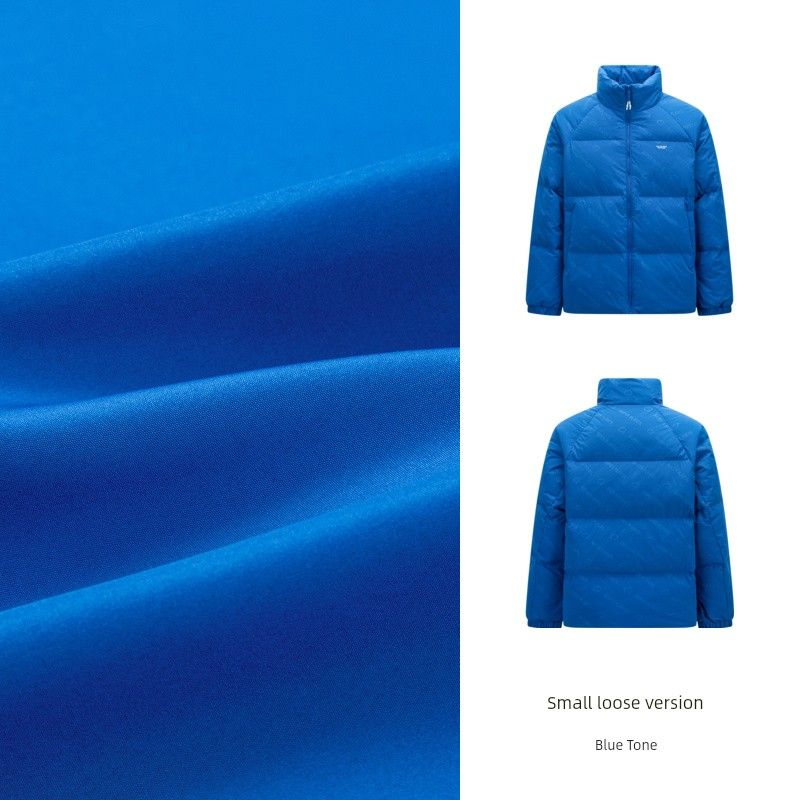 

Тот же стиль, что и в торговом центре, расслабленный пуховик Mori Horse, куртка для пары, зима 2023, новое поступление, свободная хлопковая куртка с градиентом, свободная модная Blue (gray duck down) 00388 160/80A/XS