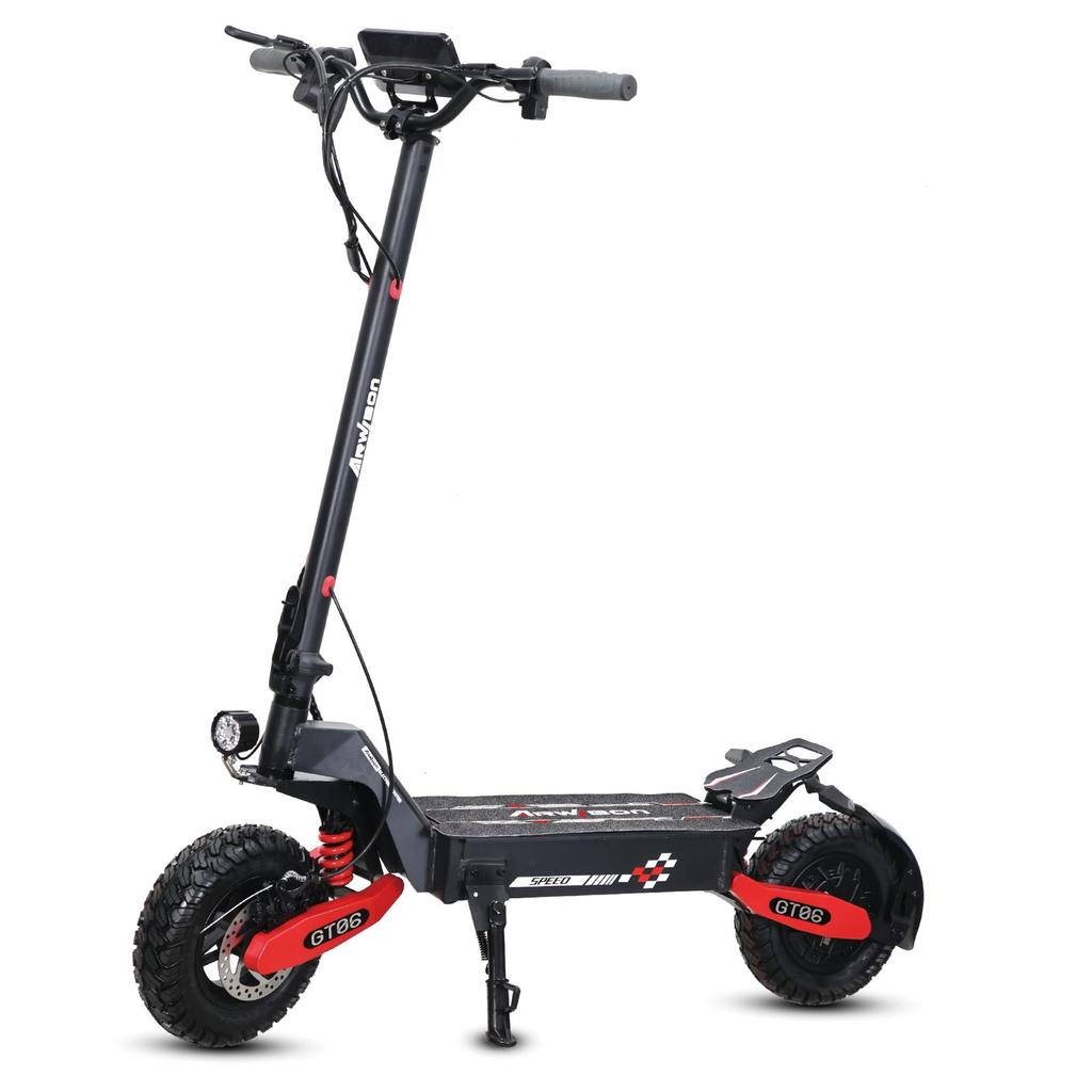 Arwibon GT06 Electric Scooter Adults, 1200W Motor 11" Off-Road Tires 48V 13Ah Battery