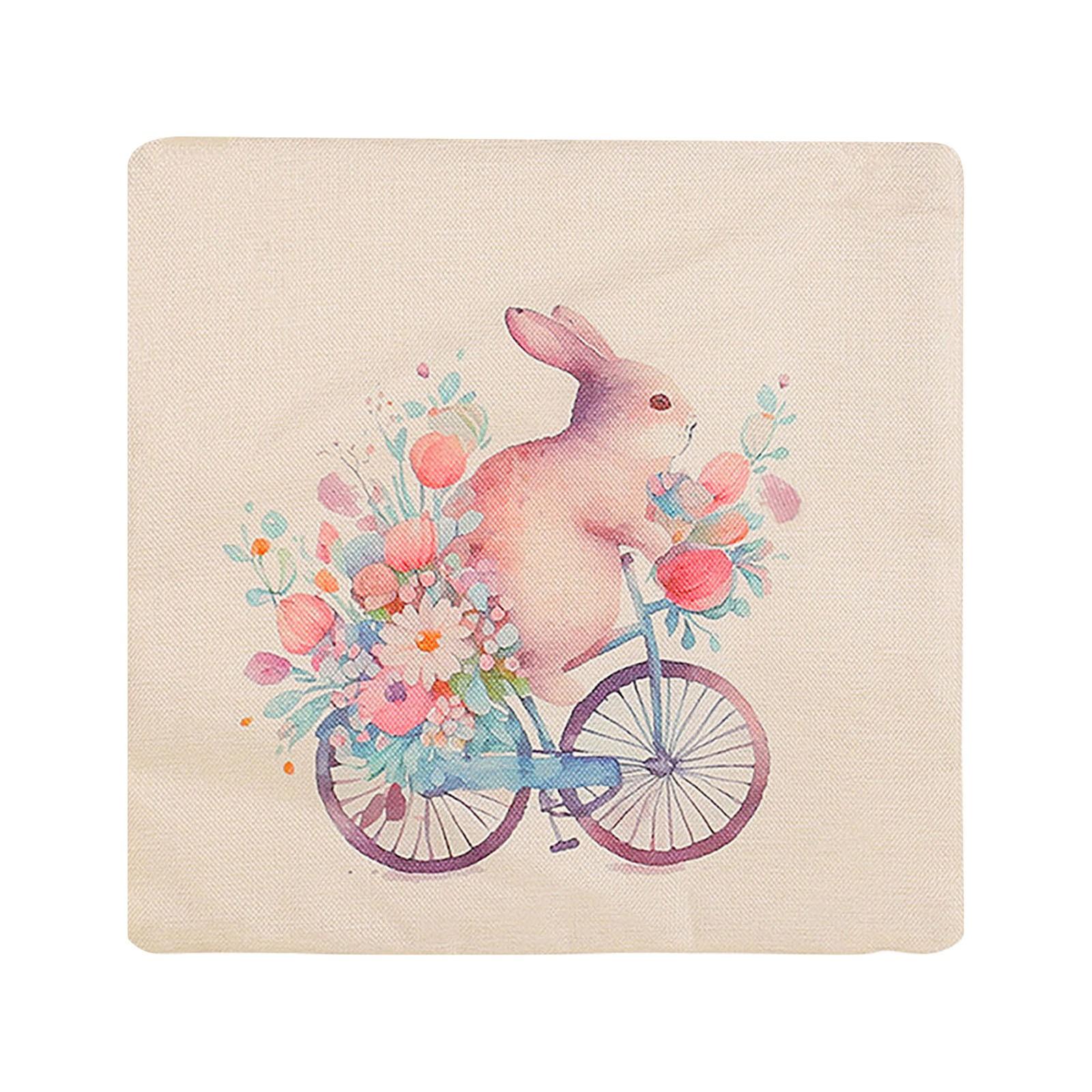 Easter Pillowcase Cute Comic Pillowcase Living Room Sofa Decoration