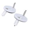 2 Pcs Toilet Seat Hinge Fixings Stainless Steel Toilet Seat Hinge Bolts Screws Kit Maintenance Accessories