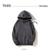 Black Solid Color Hooded Sweatshirt for Women - Korean Style, Loose Fit, Casual, Versatile, Plus Velvet Jacket for Autumn/Winter.
